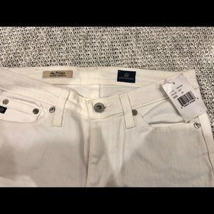 AG Women’s Prima White Midrise Cigarette NWT